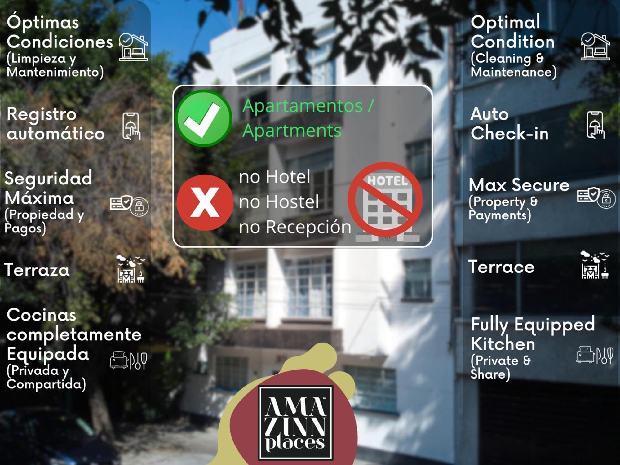 Amazinn Places La Condesa Roma 멕시코 시 외부 사진